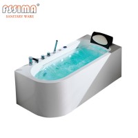 Wholesale price indoor corner spa tub mini 1 person hot tub